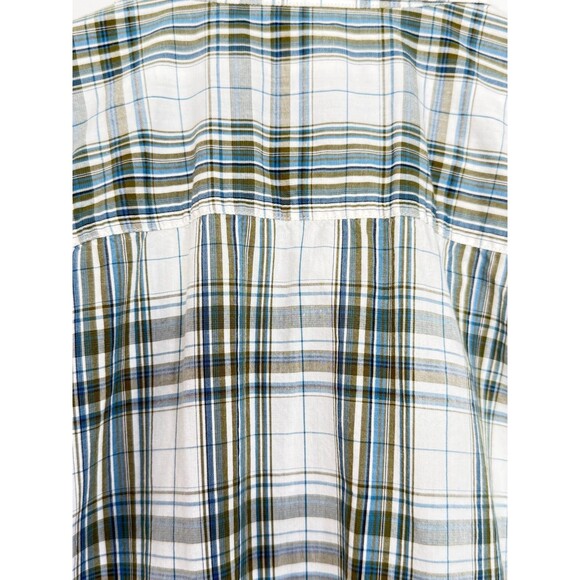 Banana Republic Shirt Mens Size Large Plaid Button Down Long Sleeve 100% Cotton - Picture 5 of 10